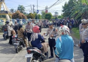 Tekan Angka Kecelakaan dan Himbau Sadar Berlalu Lintas Polres Sorong Rutin Gelar Razia