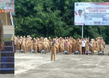 Pimpin Apel Perdana, Wakil Bupati Sorong Ahmad Sutedjo : Saya Datang Jam 07 Pagi,Masih Teringat Jadi Guru Takut Terlambat