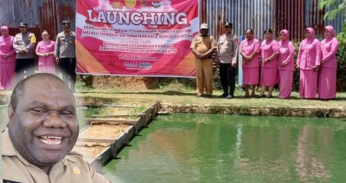 Launching Penguatan Pekarangan Pangan Lestari Di Polsek Klamono,Ini Respon Kadistrik Klamono Oktofianus Kolin 