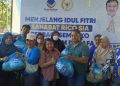Ribuan Paket Bapok Dibagikan Bagi Kaum Dhuafa, Ini Pesan Rico Sia Kepada Warga Jelang Idul Fitri 1446 H