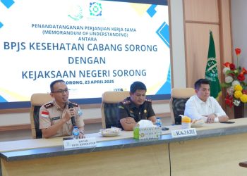 BPJS Kesehatan Cabang Sorong dan Kejaksaan Negeri Sorong Perkuat Sinergi Penanganan Permasalahan Hukum dalam Program JKN