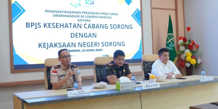 BPJS Kesehatan Cabang Sorong dan Kejaksaan Negeri Sorong Perkuat Sinergi Penanganan Permasalahan Hukum dalam Program JKN