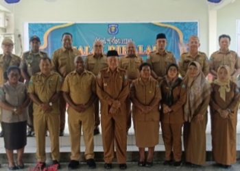 Tingkatkan Ketakwaan dan Kebersamaan, Dinas Peternakan dan Dinas Perumahan Kabupaten Sorong Gelar Halal Bihalal