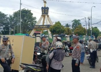 Puluhan Pengendara Terjaring Operasi Swiping di Tugu Pawbili, Polisi Tekankan Pentingnya Tertib Berlalu Lintas