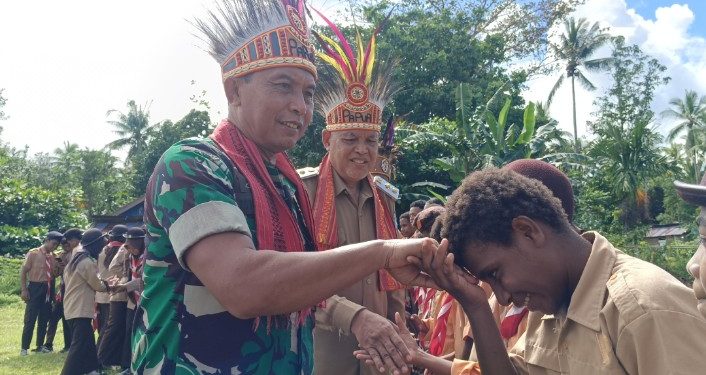 TMMD Reguler ke-124 Resmi Dibuka di Kampung Jeflio : Sinergi TNI, Pemda dan Masyarakat Bangun Negeri