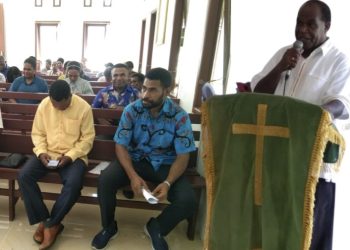 Ibadah Syukur, Bupati Sorong Ajak Warga Malaumkarta Raya Syukuri Kasih Tuhan dan Jaga Persatuan