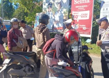 Jangan Tunggu Kena Tilang: Razia Kendaraan di Kabupaten Sorong Ungkap Rendahnya Kesadaran Pengendara