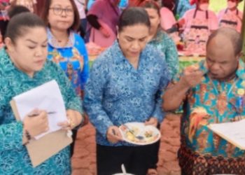 Bukan Sekedar Lomba,Pemkab Sorong Dorong Pemanfaatan Pangan Lokal Lewat Pelatihan Cipta Menu