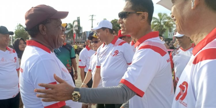 Ribuan Warga Meriahkan Jalan Santai HUT ke-79 Polri, Bupati Sorong Apresiasi Kinerja Polda Papua Barat Daya