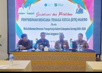 Disnakertrans Kabupaten Sorong Gelar Bintek Penyusunan RTK, Evaluasi 100 Lebih Perusahaan