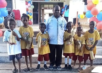 Dinas P2KBP3A Sorong Peringati Hari Anak Nasional di Maudus, Tegaskan Komitmen untuk Anak Pedalaman