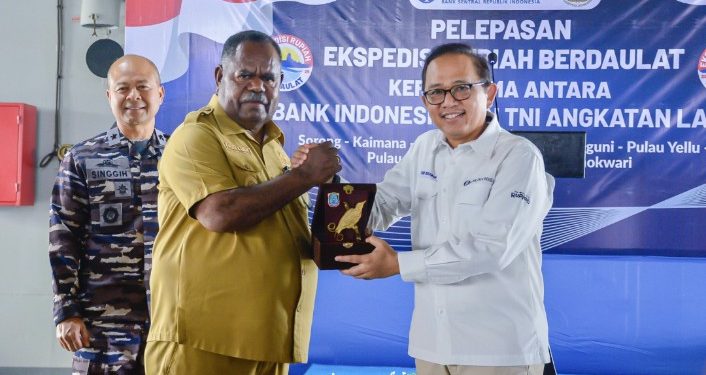 Bank Indonesia dan TNI AL Lepas Ekspedisi Rupiah Berdaulat 2025 di Papua Barat dan Papua Barat Daya