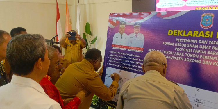 Papua Barat Daya Teguhkan Komitmen Damai Lewat Pertemuan Bersama FKUB 