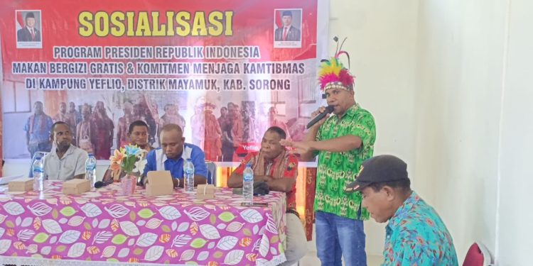 Program Makan Bergizi Gratis Sentuh Kampung Jeflio: Bukti Nyata Negara Hadir di Tanah Papua