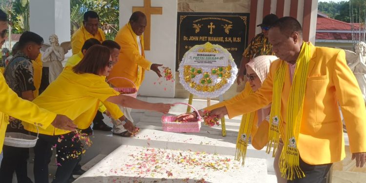 Golkar Sorong Peringati HUT ke-61 dengan Ziarah dan Semangat Pengabdian untuk Negeri