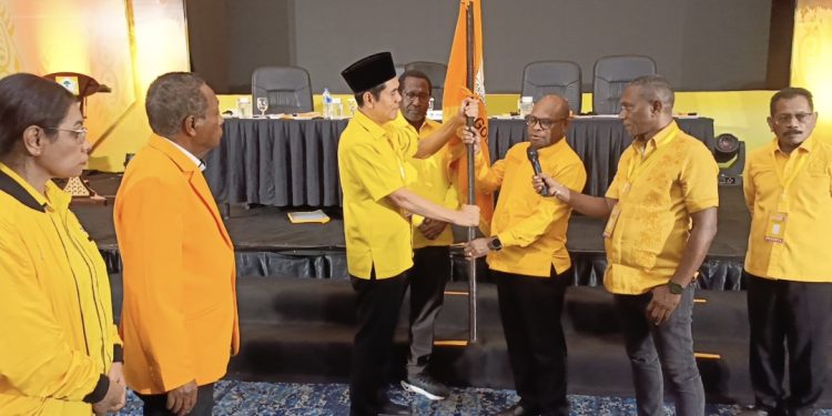 Sah !! Septinus Lobat Terpilih Aklamasi Pimpin Golkar Papua Barat Daya