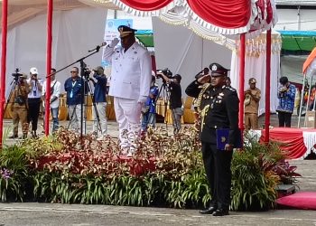 Upacara HUT ke-3 Papua Barat Daya di Aimas, Gubernur PBD Elisa Kambu Ajak Warga Menatap Masa Depan dengan Kerja Nyata