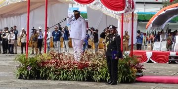 Upacara HUT ke-3 Papua Barat Daya di Aimas, Gubernur PBD Elisa Kambu Ajak Warga Menatap Masa Depan dengan Kerja Nyata