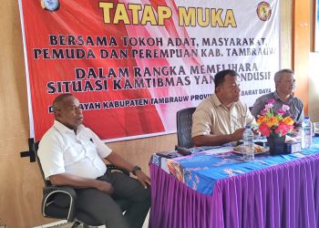 Forum Dialog Bersama Warga Tambrauw Tegaskan Komitmen Bersama Jaga Kamtibmas 